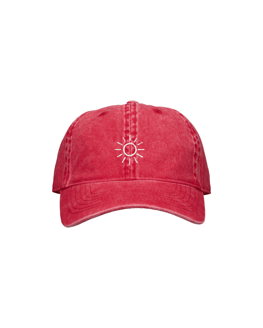 Sol-kepa vintage Röd