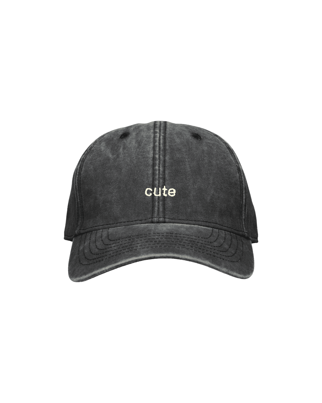 Cute keps vintage Svart