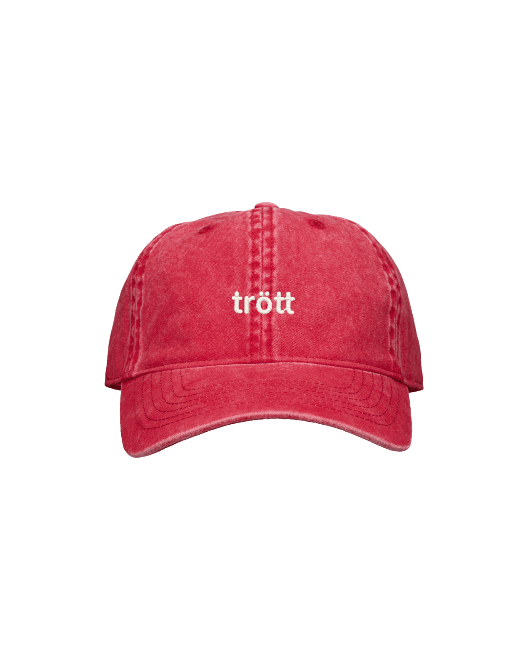 Produktbild 2 för Trött keps vintage Röd